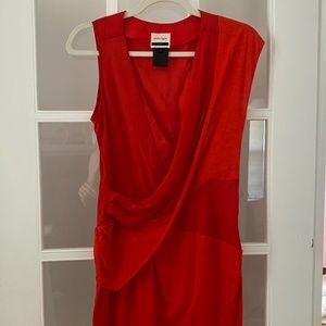 Red Mini Party Dress by Under.ligne